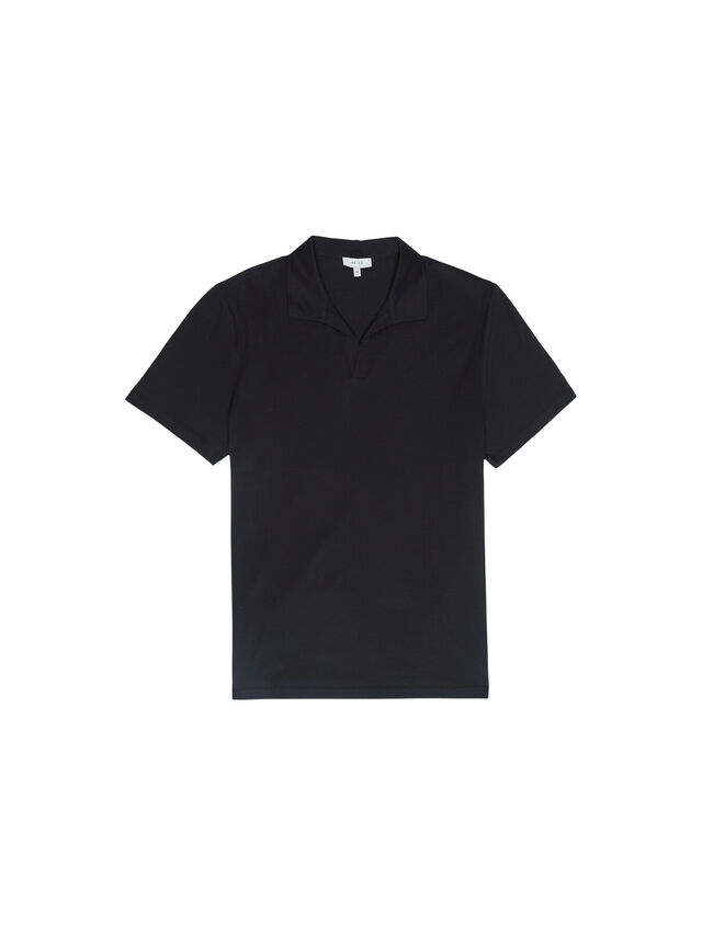 Jaxx  Mercerised Open Collar Polo T-Shirt
